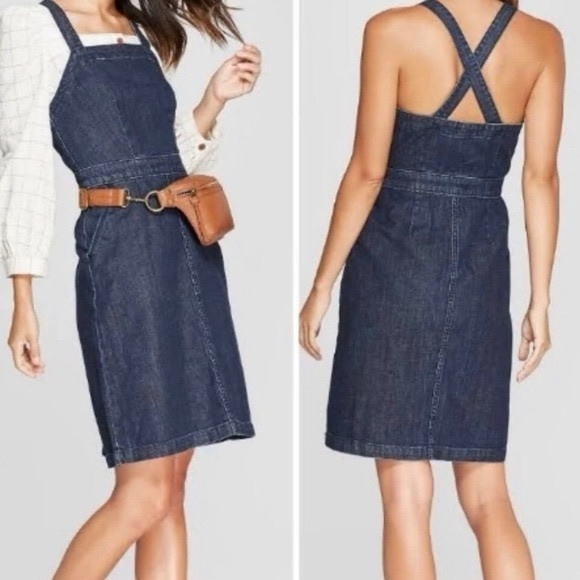 Universal Thread Dresses & Skirts - Universal Thread Goods Co. Denim Bib Dress 6- Worn Once